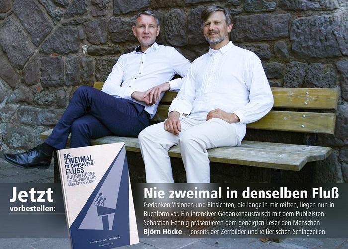 Buchempfehlung: Björn Höcke/ Sebastian Hennig: Nie zweimal in denselben