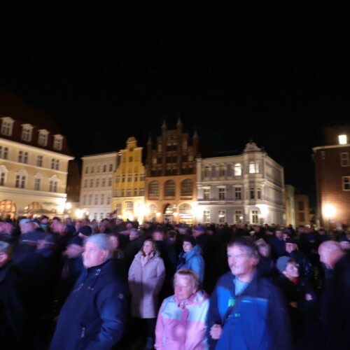 Vierte Demonstration der Bürger für Stralsund